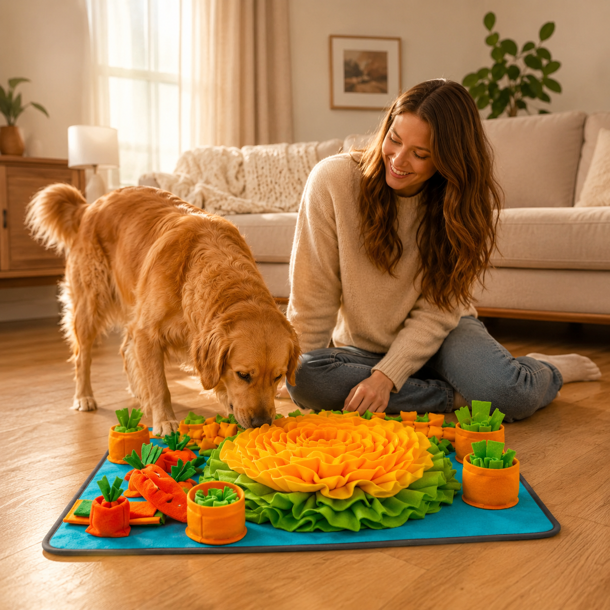 Tapis Snuffle Alimentation Lente Anti-Stress