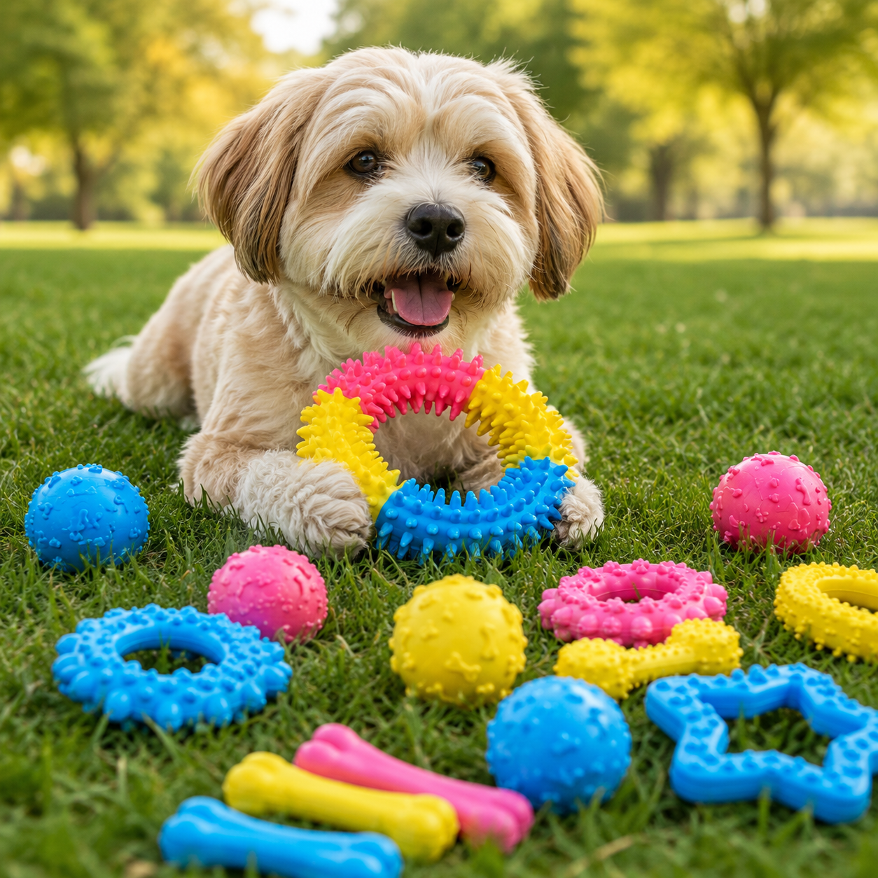 Jouet à Mâcher en Caoutchouc pour Petit Chien