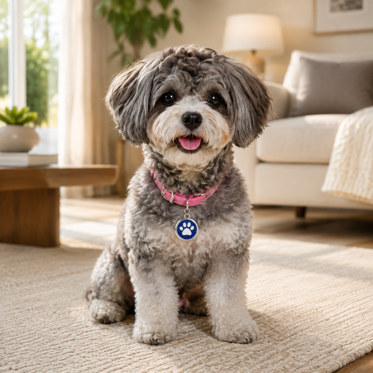 Médaille Gravée Anti-Perte pour Chien et Chat