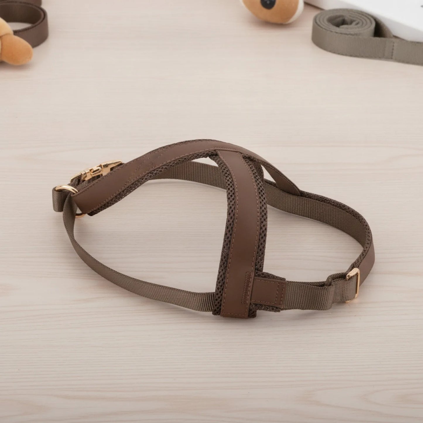 Harnais anti-traction personnalisable pour chien - vue de biais