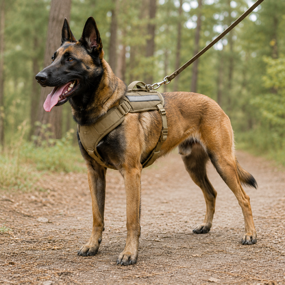 Harnais Tactique Anti-Traction pour Grand Chien