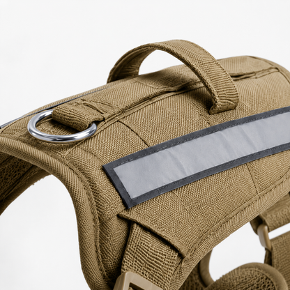 Harnais Tactique Anti-Traction pour Grand Chien