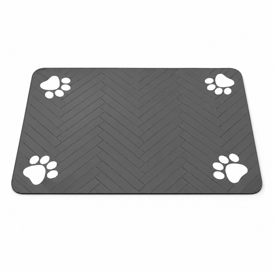Tapis Absorbant Anti-éclaboussures Repas Chien et Chat