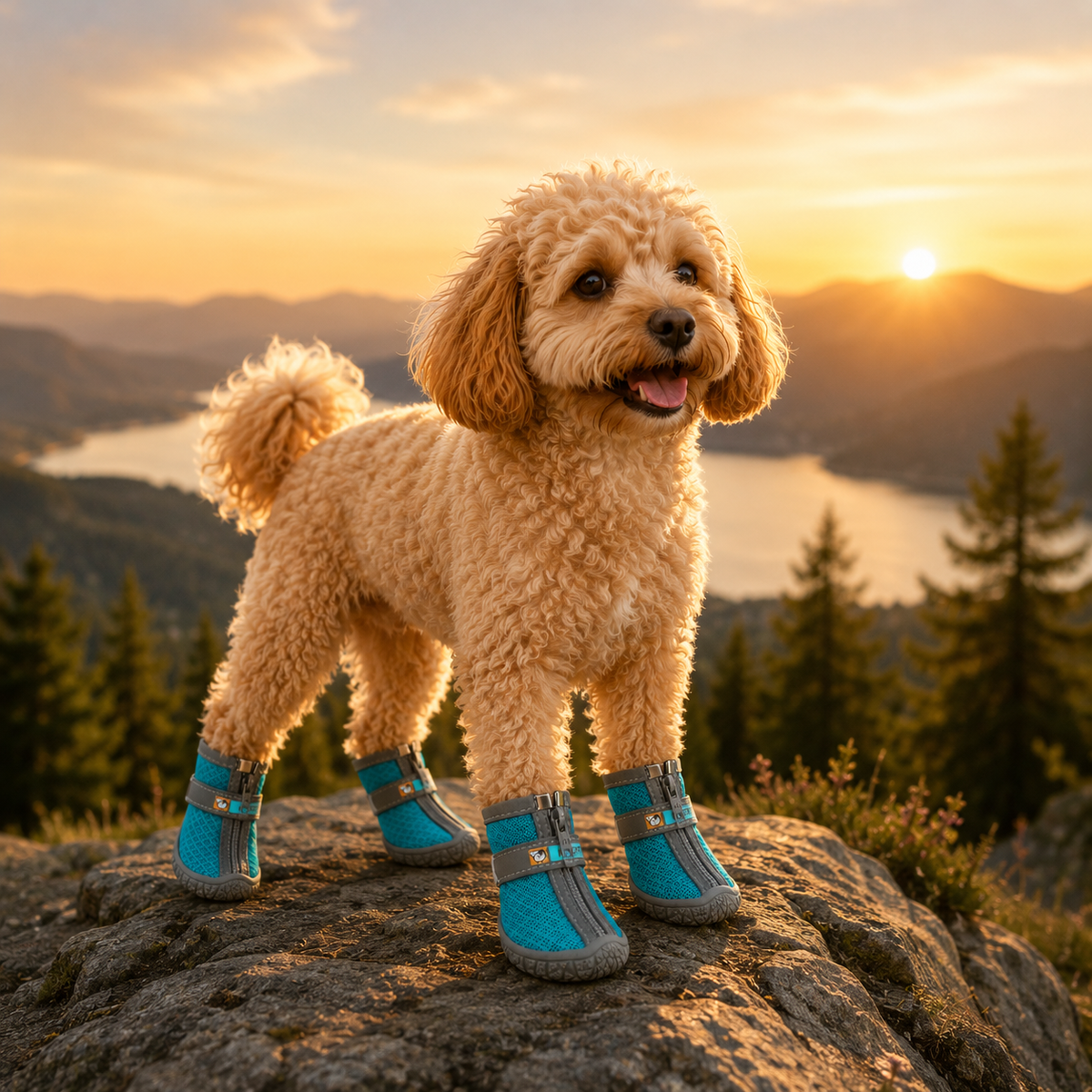 Chaussures Chien Protection Antidérapante et Chaleur Douillette