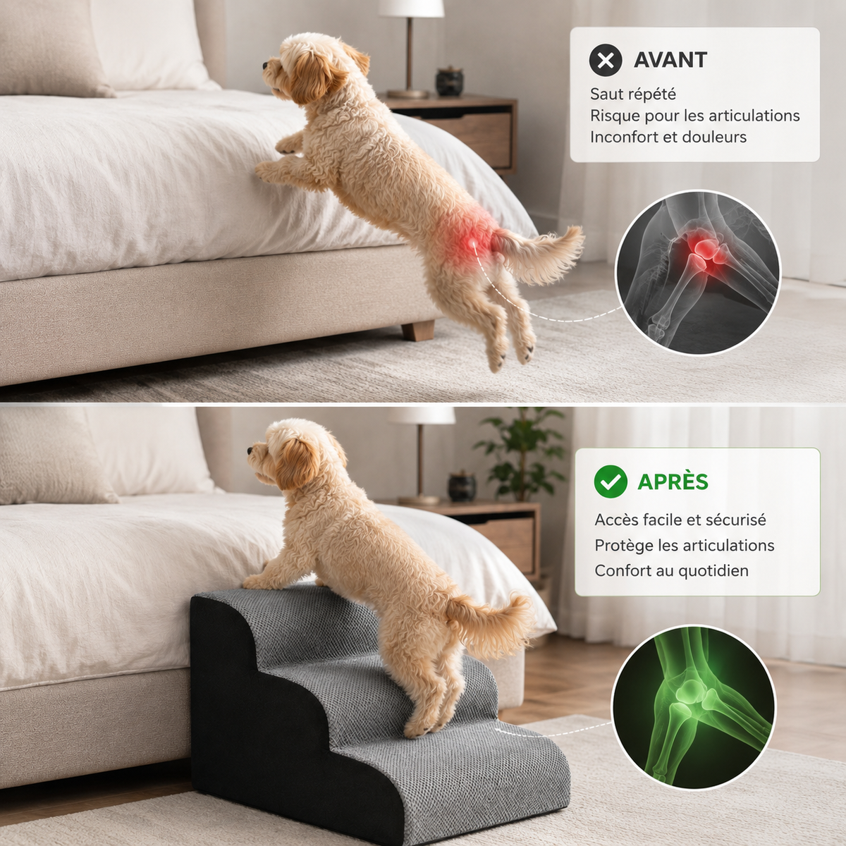 Rampe Escalier Confort pour Animaux