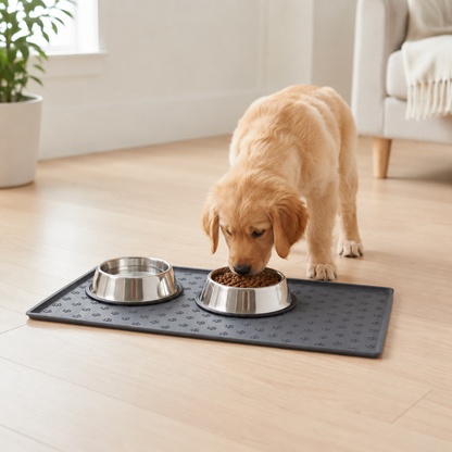 Tapis de Repas Silicone Antidérapant pour Animaux