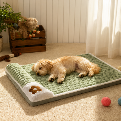 Lit Apaisant de Luxe pour Chien avec Oreiller