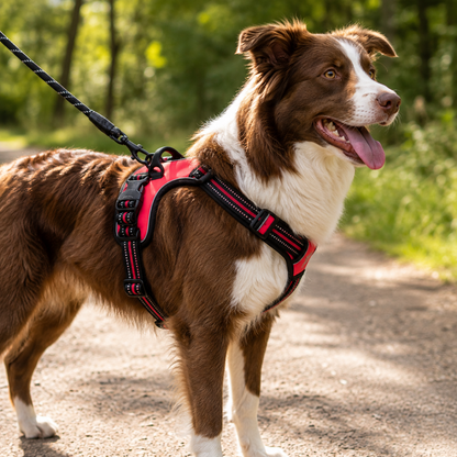 Harnais Chien Chat Réfléchissant Ajustable