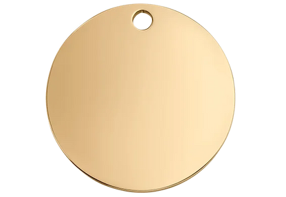 Médaille Gravée Double Face en Acier Inoxydable