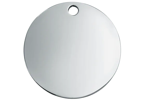 Médaille Gravée Double Face en Acier Inoxydable