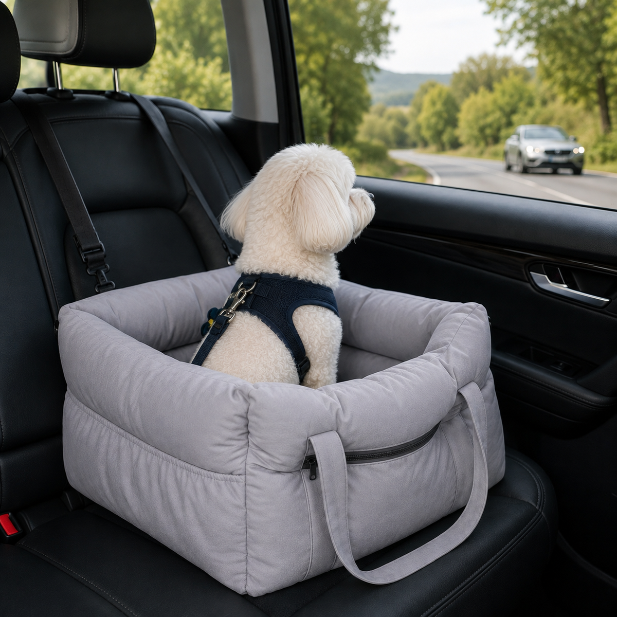 Siege auto pour chien | Sécurisé et Confortable