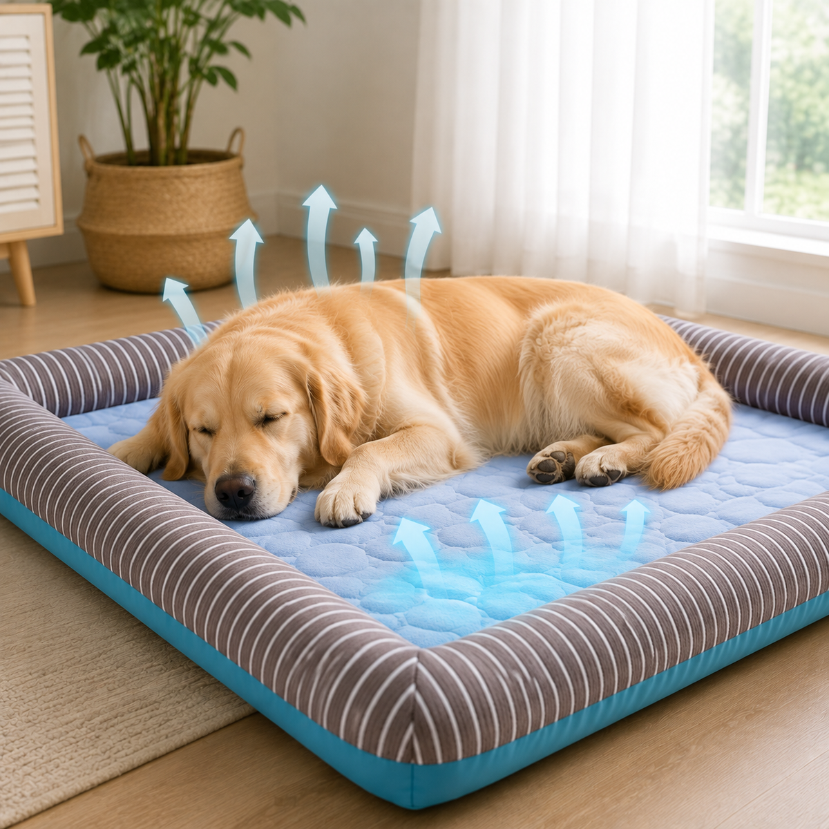 Coussin Rafraîchissant Respirant pour Chien et Chat