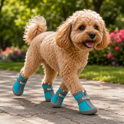 Chaussures Chien Protection Antidérapante et Chaleur Douillette