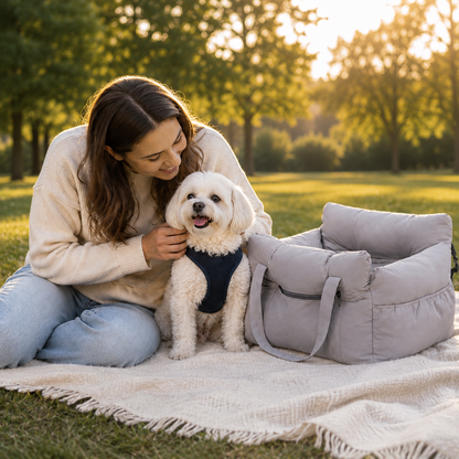 Siege auto pour chien | Sécurisé et Confortable