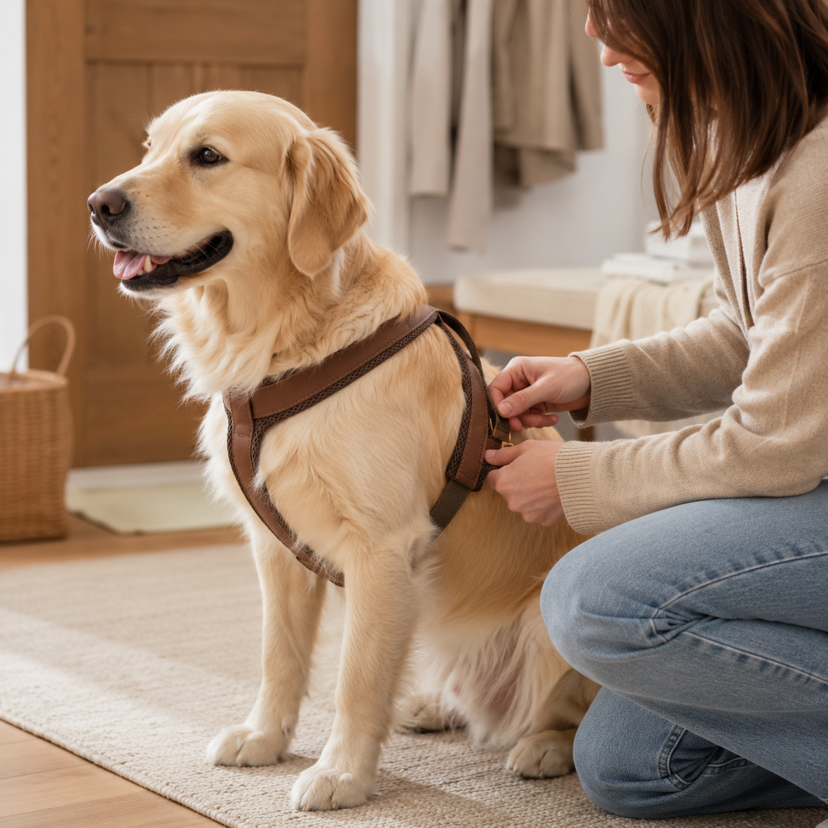 Harnais Anti-Traction Personnalisable pour Chien