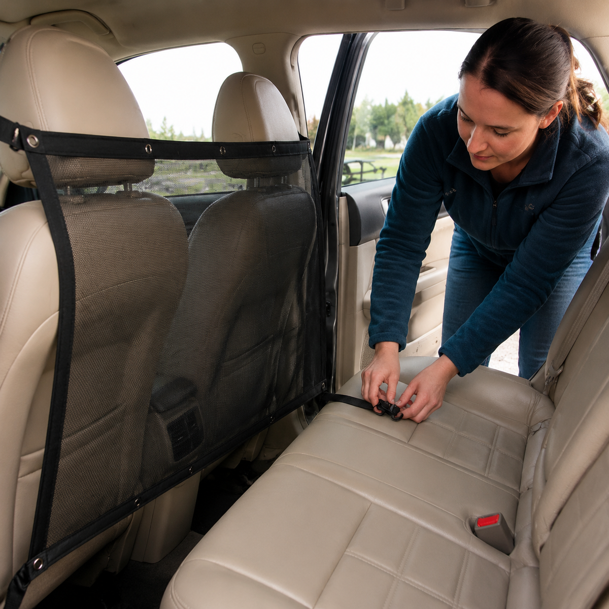 Filet pour chien pour voiture | Sécurité Optimale