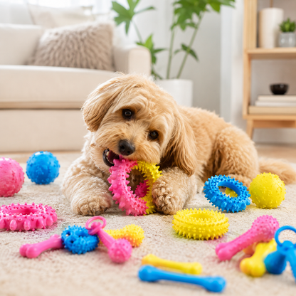 Jouet à Mâcher en Caoutchouc pour Petit Chien