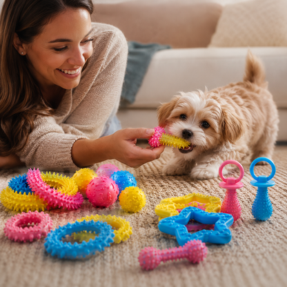 Jouet à Mâcher en Caoutchouc pour Petit Chien