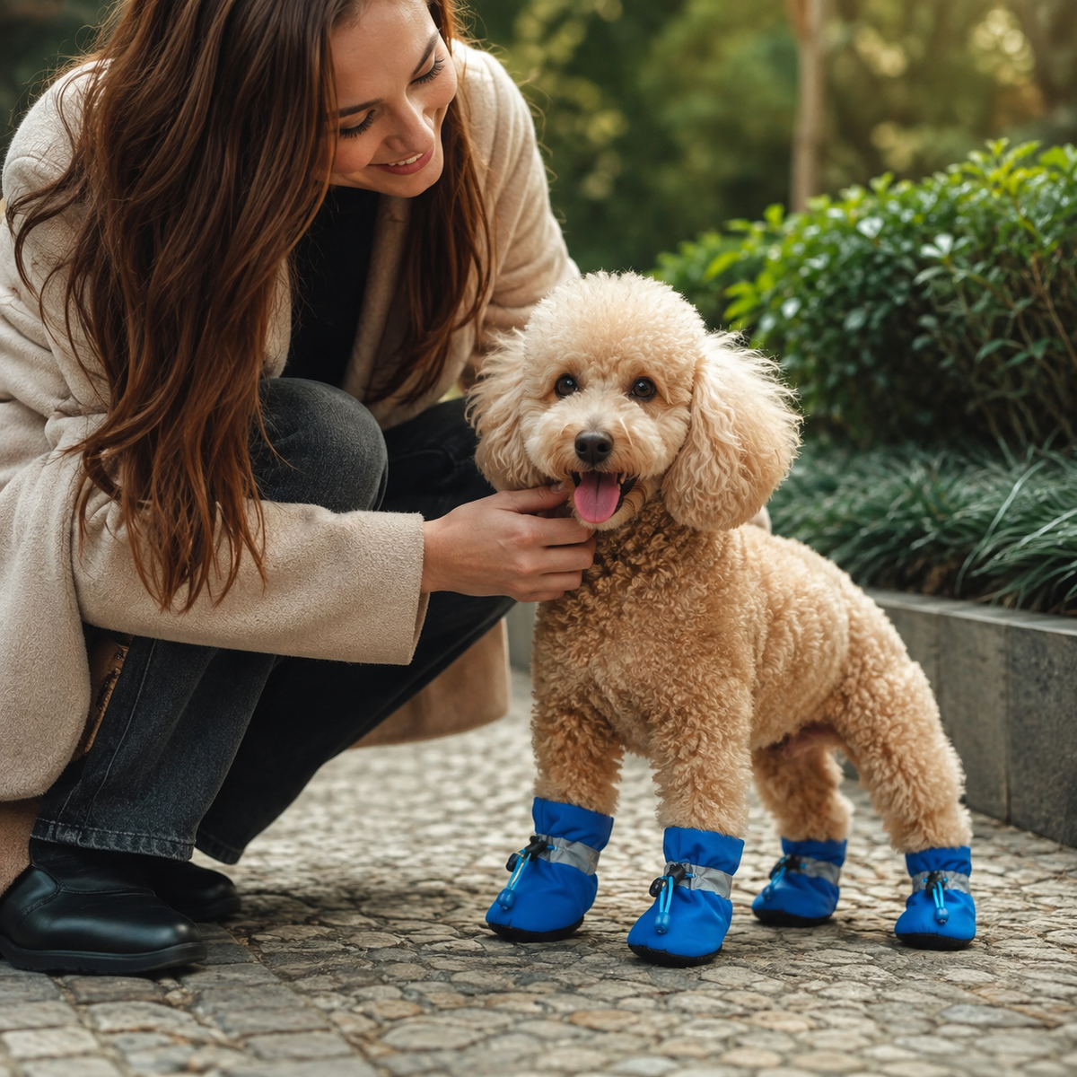 Bottes Déperlantes Semelle Souple pour Chien et Chat