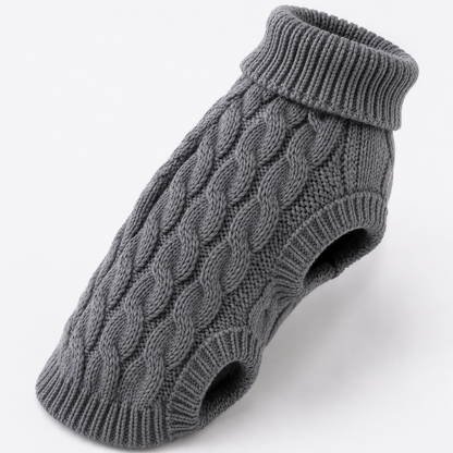 Pull Col Roulé Tricoté pour Petit Chien