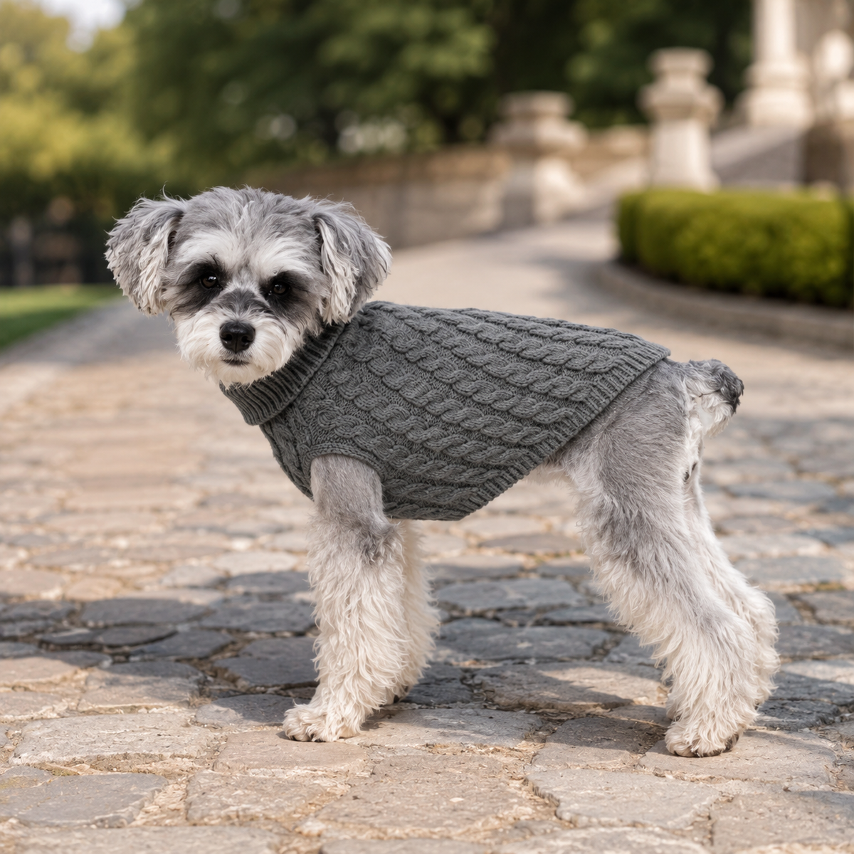 Pull Col Roulé Tricoté pour Petit Chien