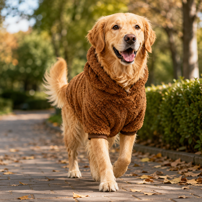 Doudoune à Capuche Polaire pour Grand Chien