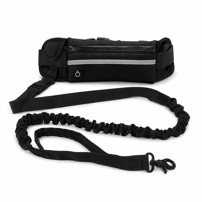 Laisse Mains-Libres avec Ceinture et Poche