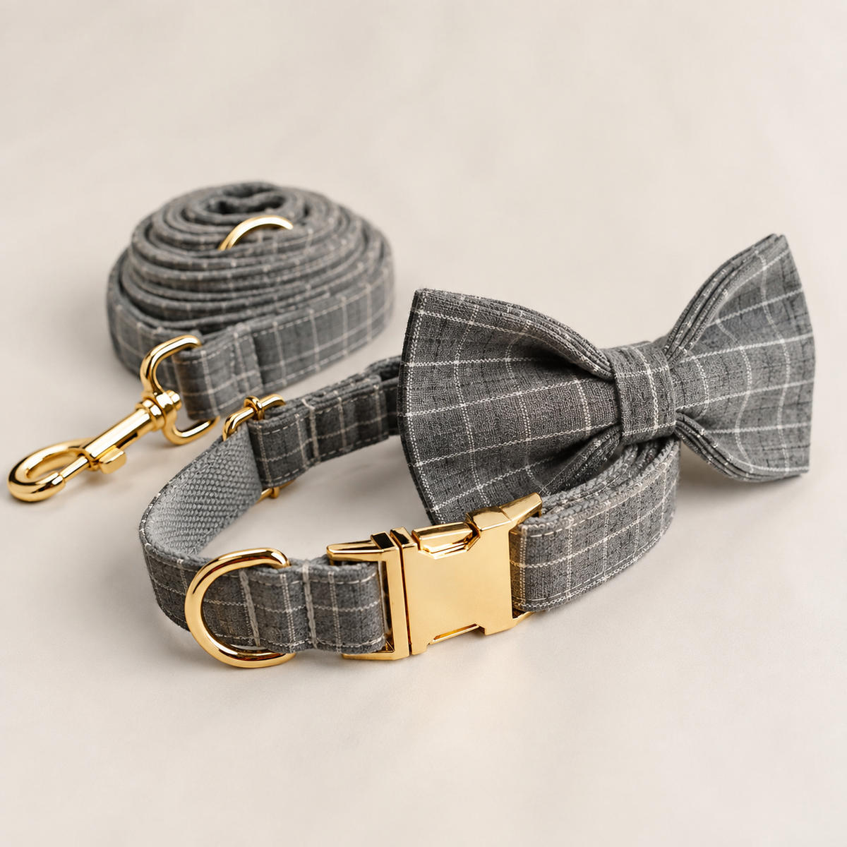 Collier Écossais avec Nœud Papillon pour Chien
