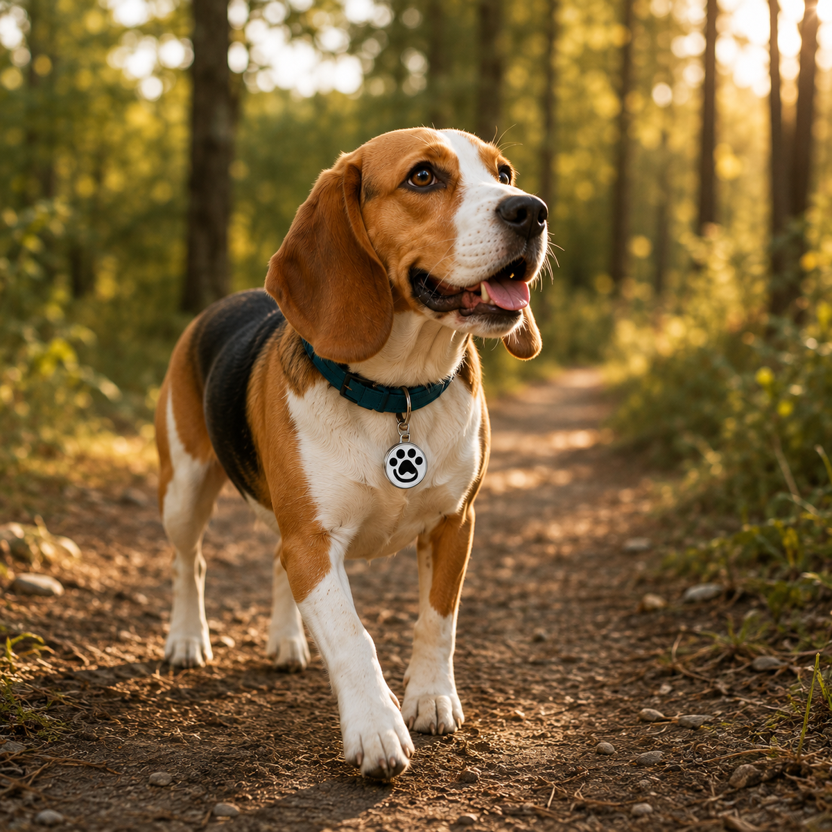 Médaille QR Code pour Chien avec Alertes en Temps Réel
