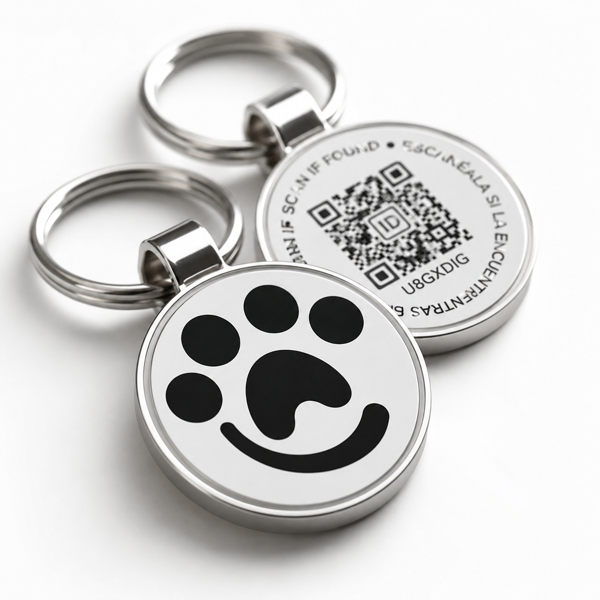 Médaille QR Code pour Chien avec Alertes en Temps Réel