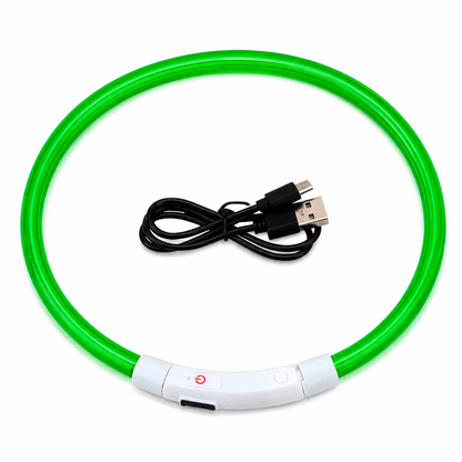 Collier LED USB Rechargeable pour Chien