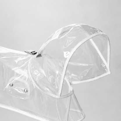 Coupe-Vent Transparent Déperlant pour Chien XS à 8XL