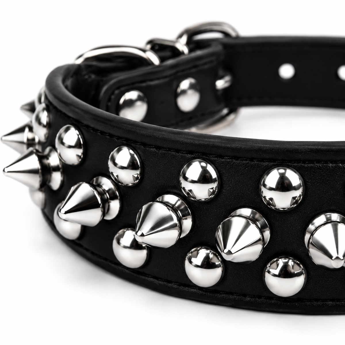 Collier Clouté avec Laisse pour Chien
