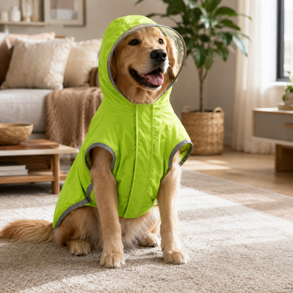 Imperméable à Capuche Ajustable pour Chien