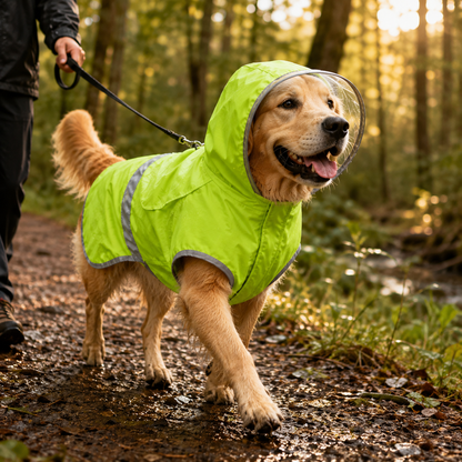 Imperméable à Capuche Ajustable pour Chien