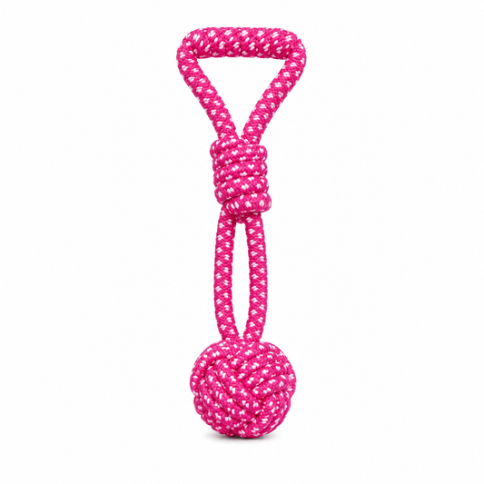 Corde à Tirer avec Balle pour Chien