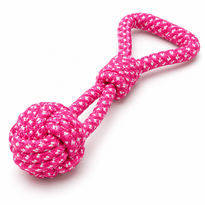 Corde à Tirer avec Balle pour Chien