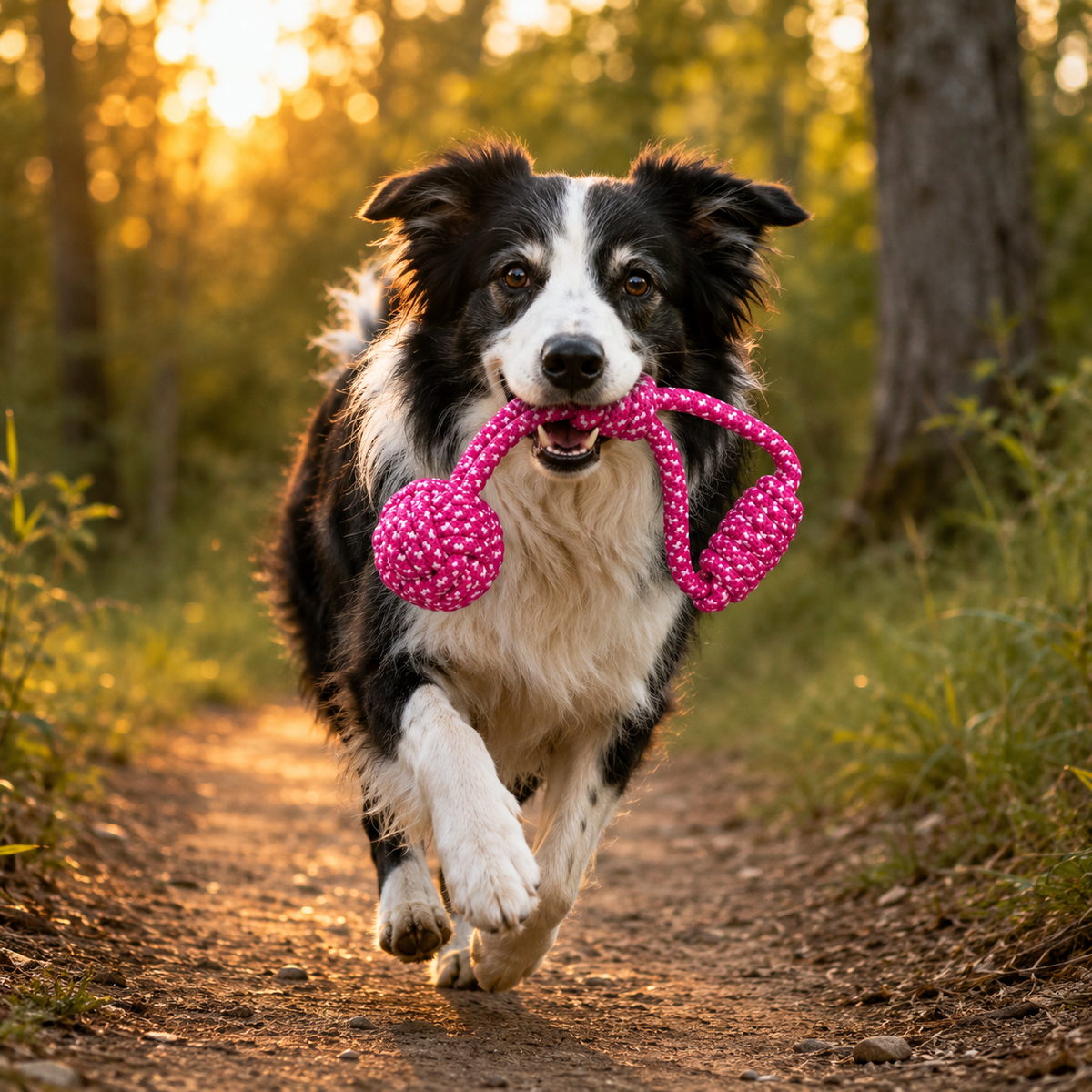 Corde à Tirer avec Balle pour Chien