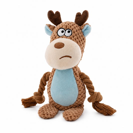 Jouet Corde Peluche Sonore pour Chien