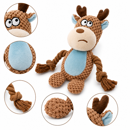Jouet Corde Peluche Sonore pour Chien