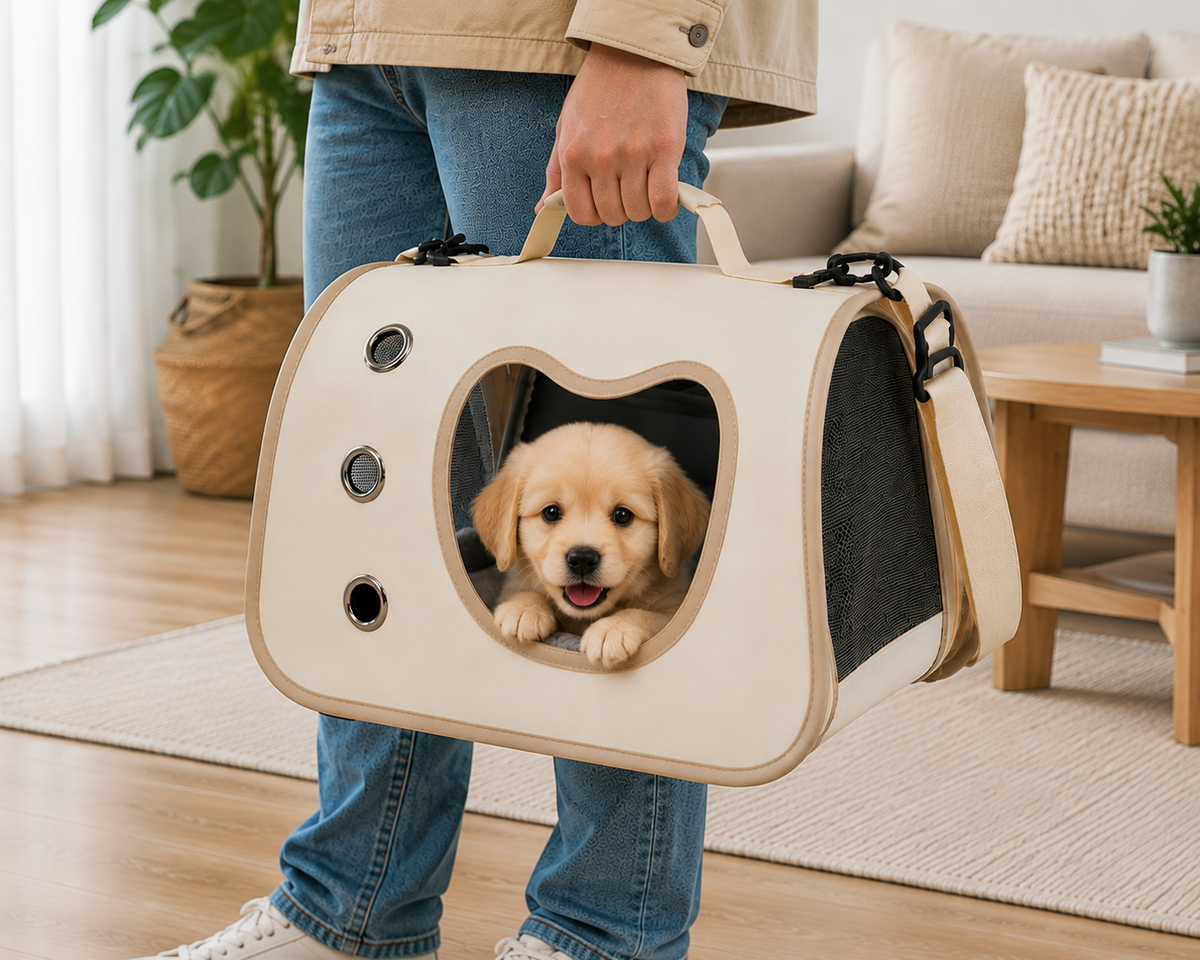 Sac de Transport Respirant pour Chien et Chat