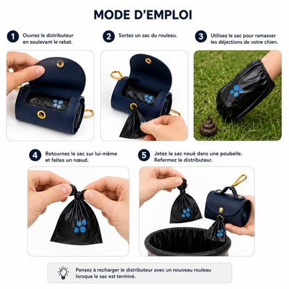 Étui Distributeur de Sacs à Déjections