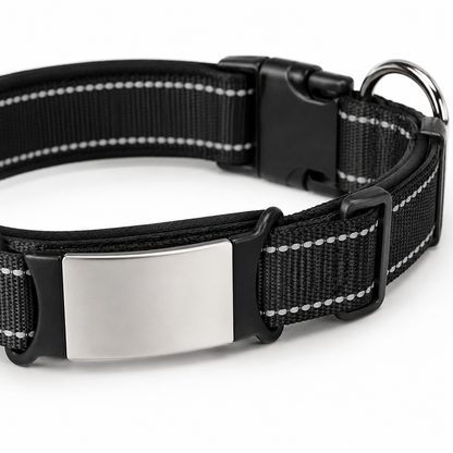 Collier Réfléchissant Personnalisé et Rembourré