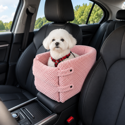Siège Auto Protecteur pour Chien – Confort & Sécurité