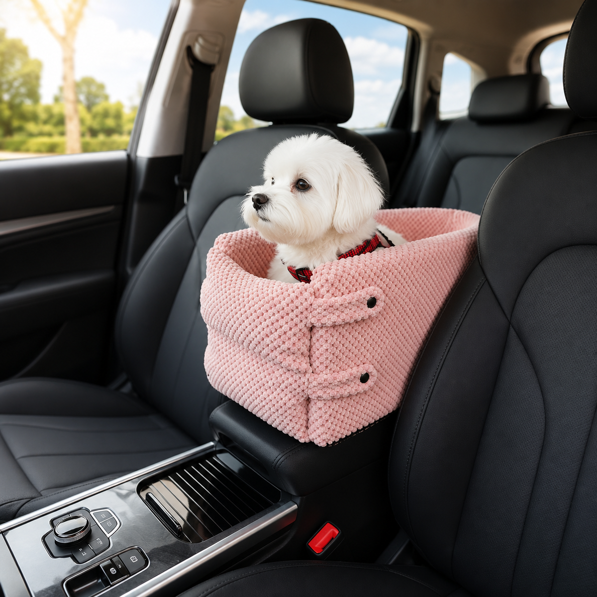 Siège Auto Protecteur pour Chien – Confort & Sécurité