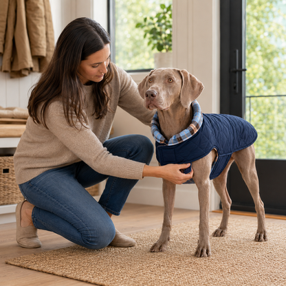Manteau Réversible Déperlant pour Chien