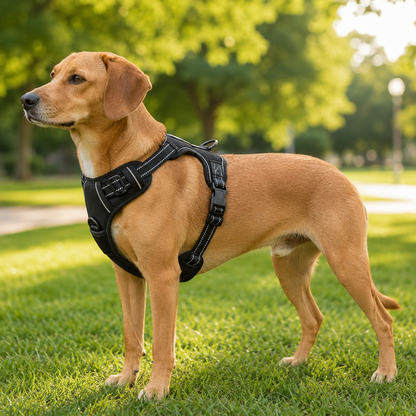 Ensemble Harnais Collier et Laisse Cuir pour Chien