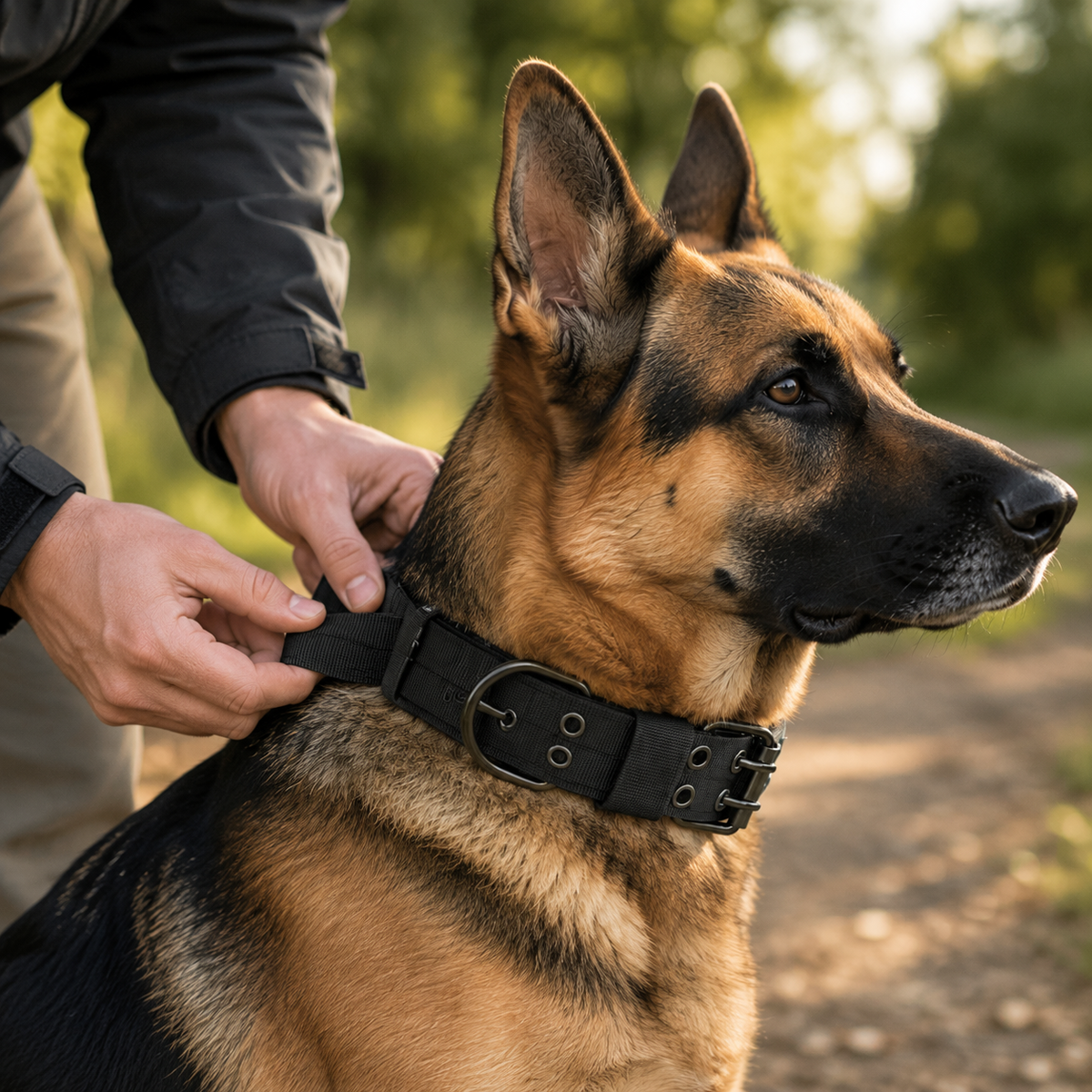 Collier Tactique Nylon Chien
