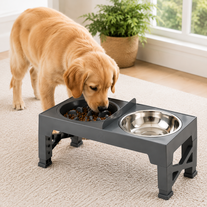 Support Bols Surélevés Réglables pour Chien