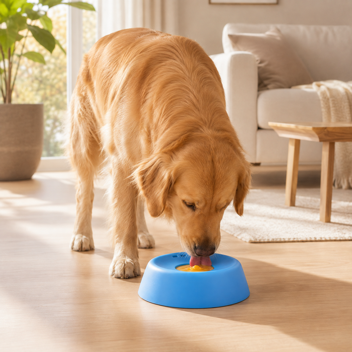 Bol Mangeoire Lente Anti-Étouffement Chien